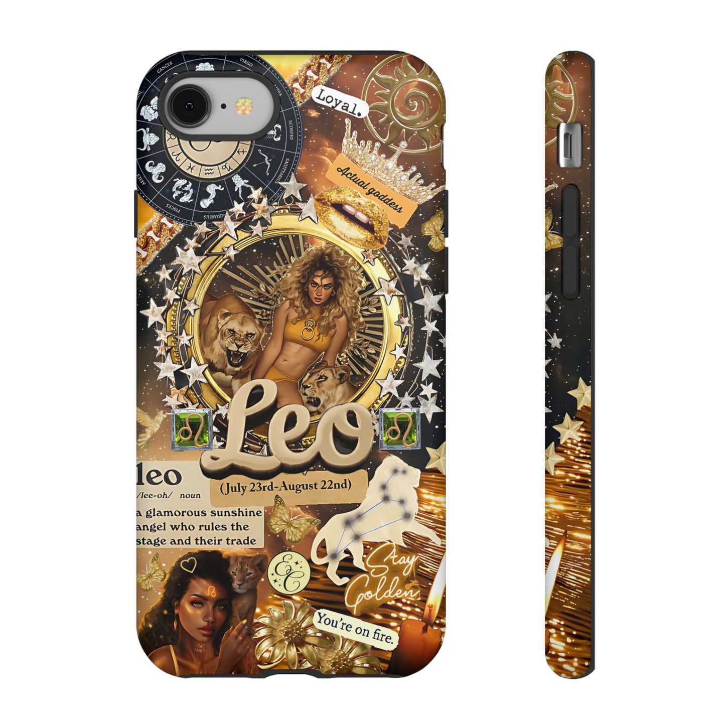 Leo Zodiac Sign Tough Phone Case