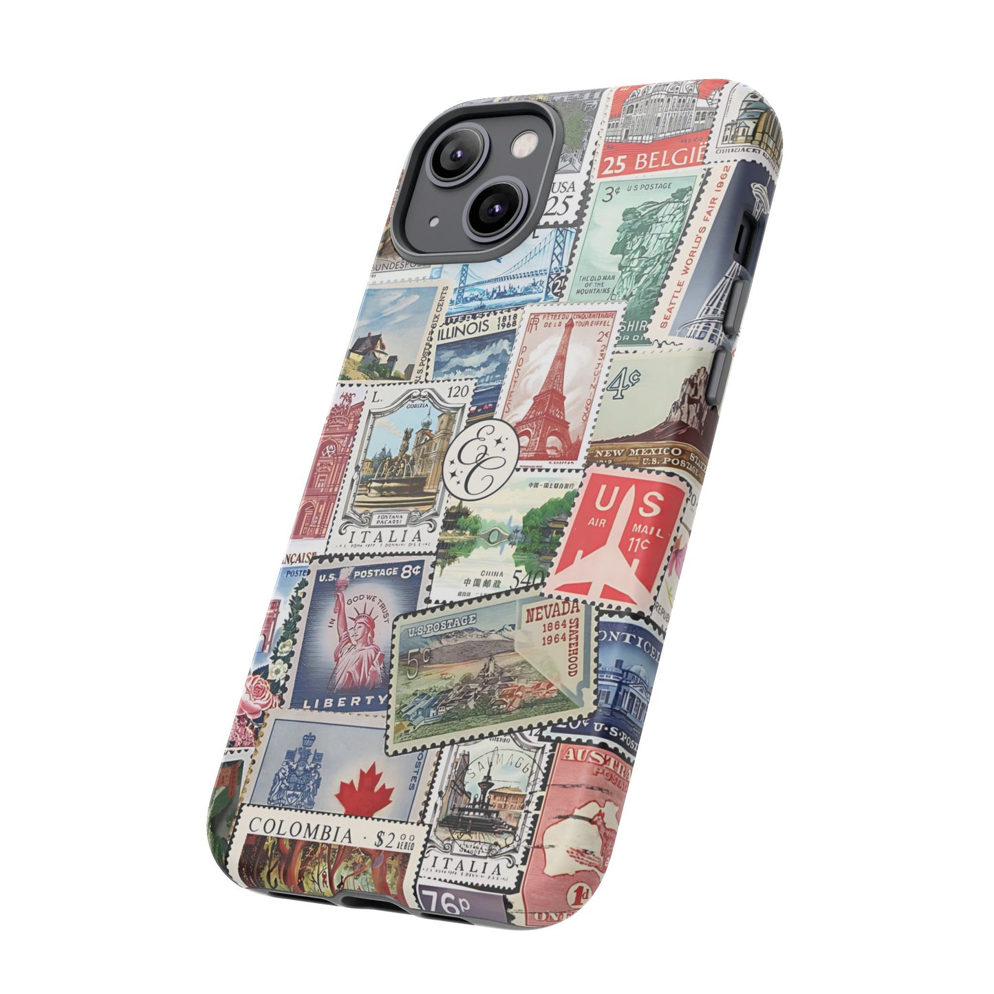 Vintage Stamp Collection Tough Phone Case
