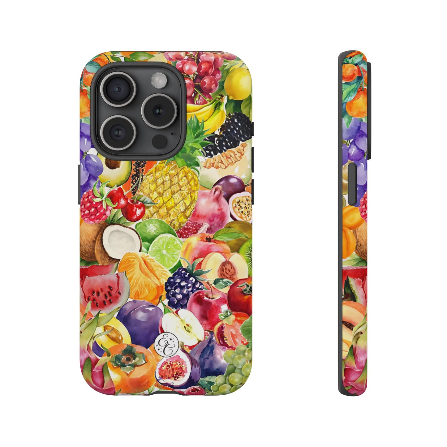 Colorful Fruits Collage Tough Phone Case