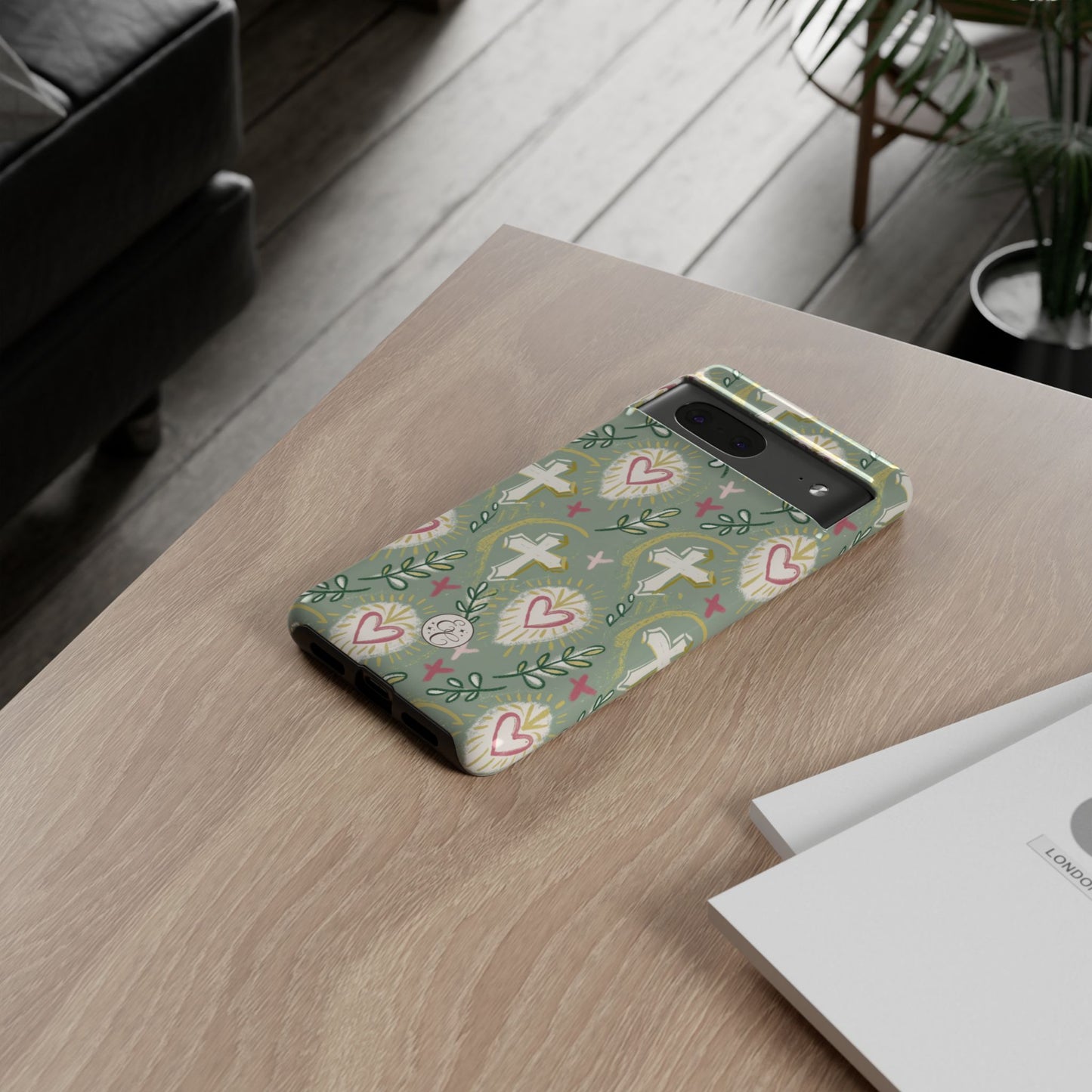 Christian Cross Boho Pattern Tough Phone Case