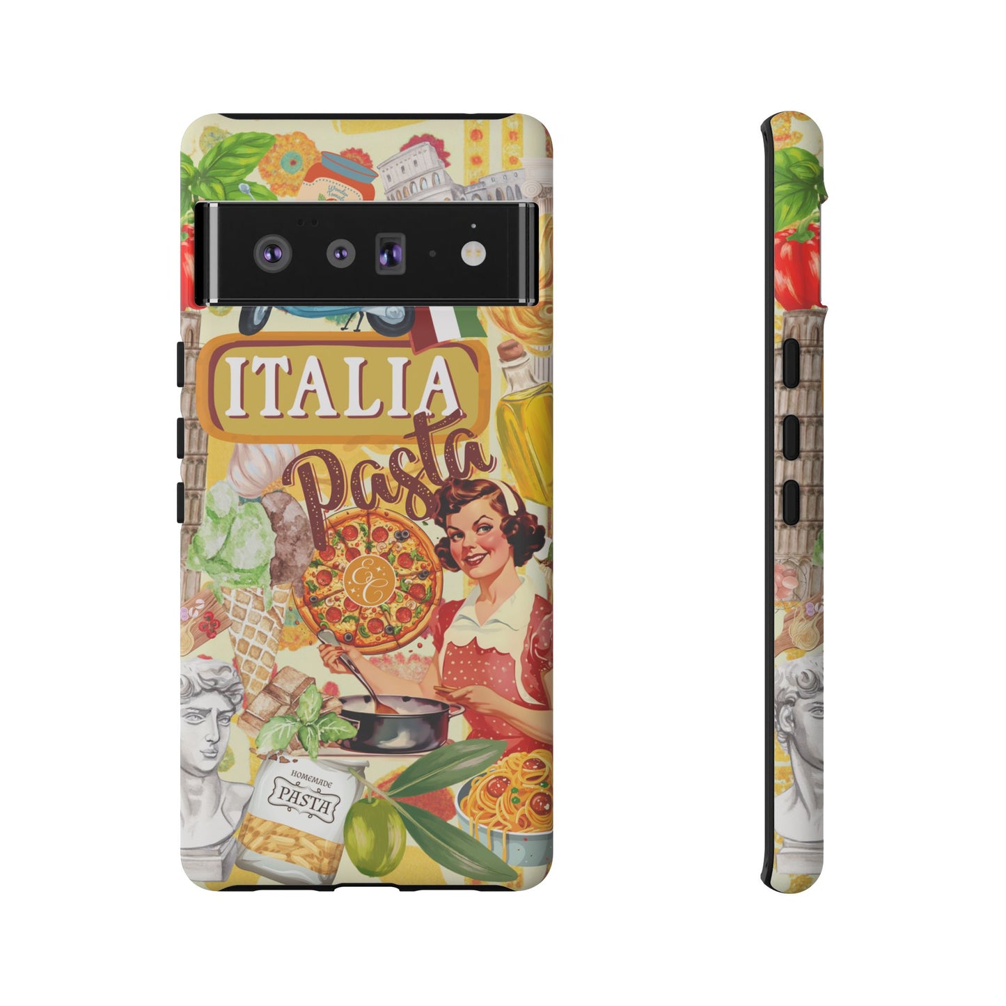 Italian Cuisine Collage Tough Phone Case
