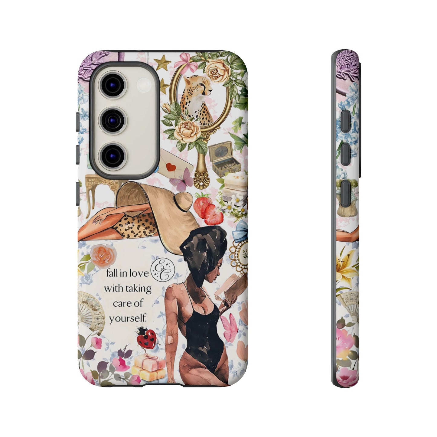 Aesthetic Coquette Collage Tough Phone Case