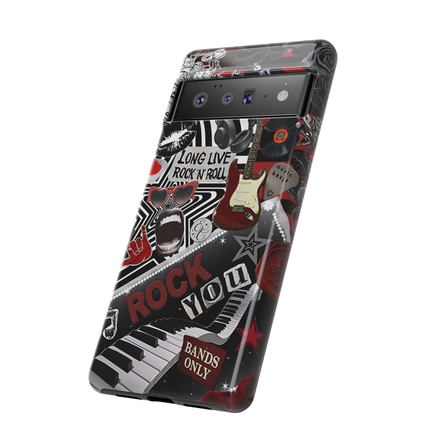 Rock and Roll Collage Tough Phone Case