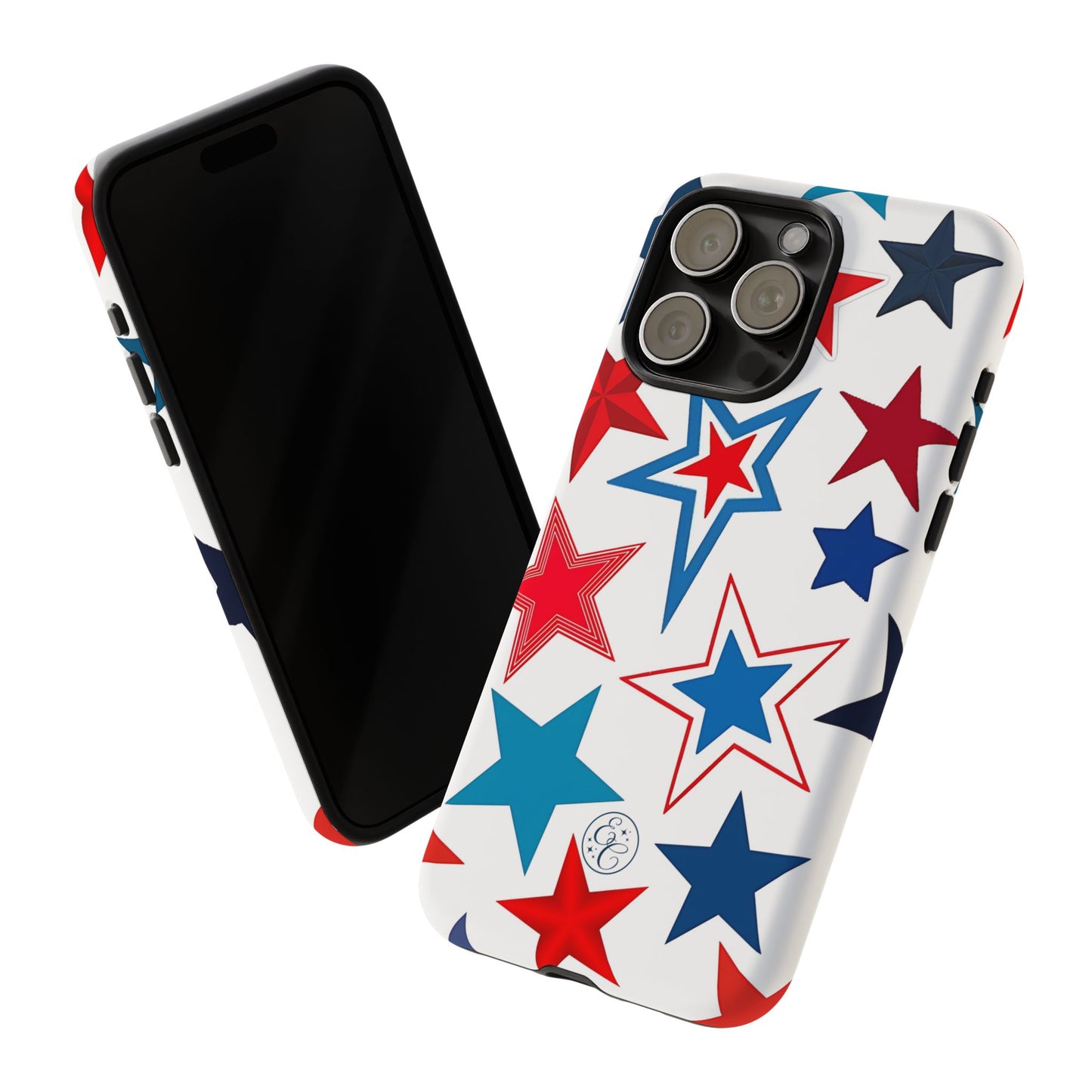 Patriotic Star Pattern Tough Phone Case