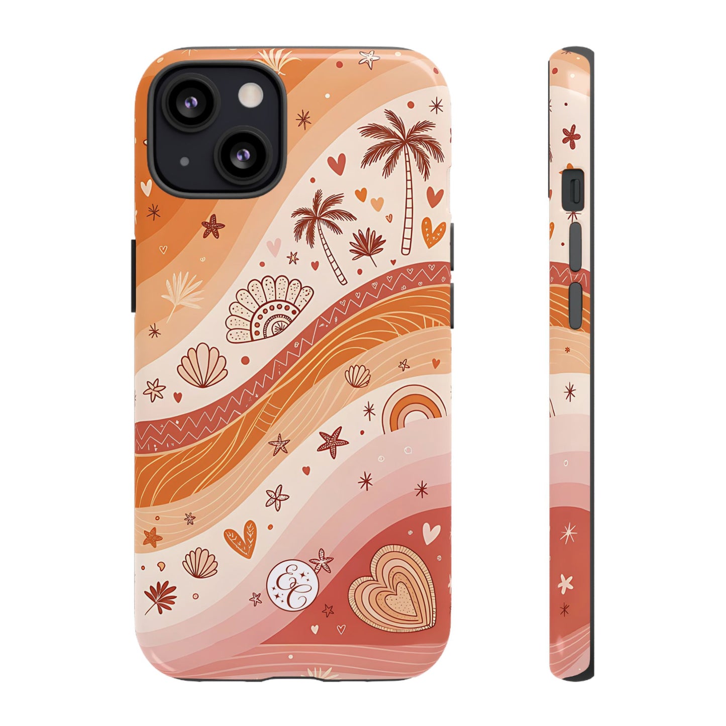 Lesbian Pride Boho Beach Tough Phone Case