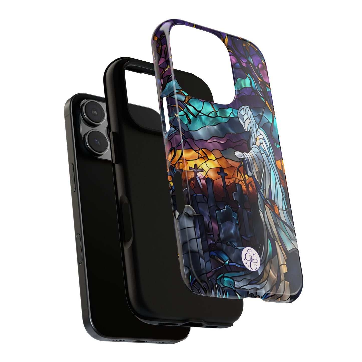 Stained Glass Ghost Tough Phone Case