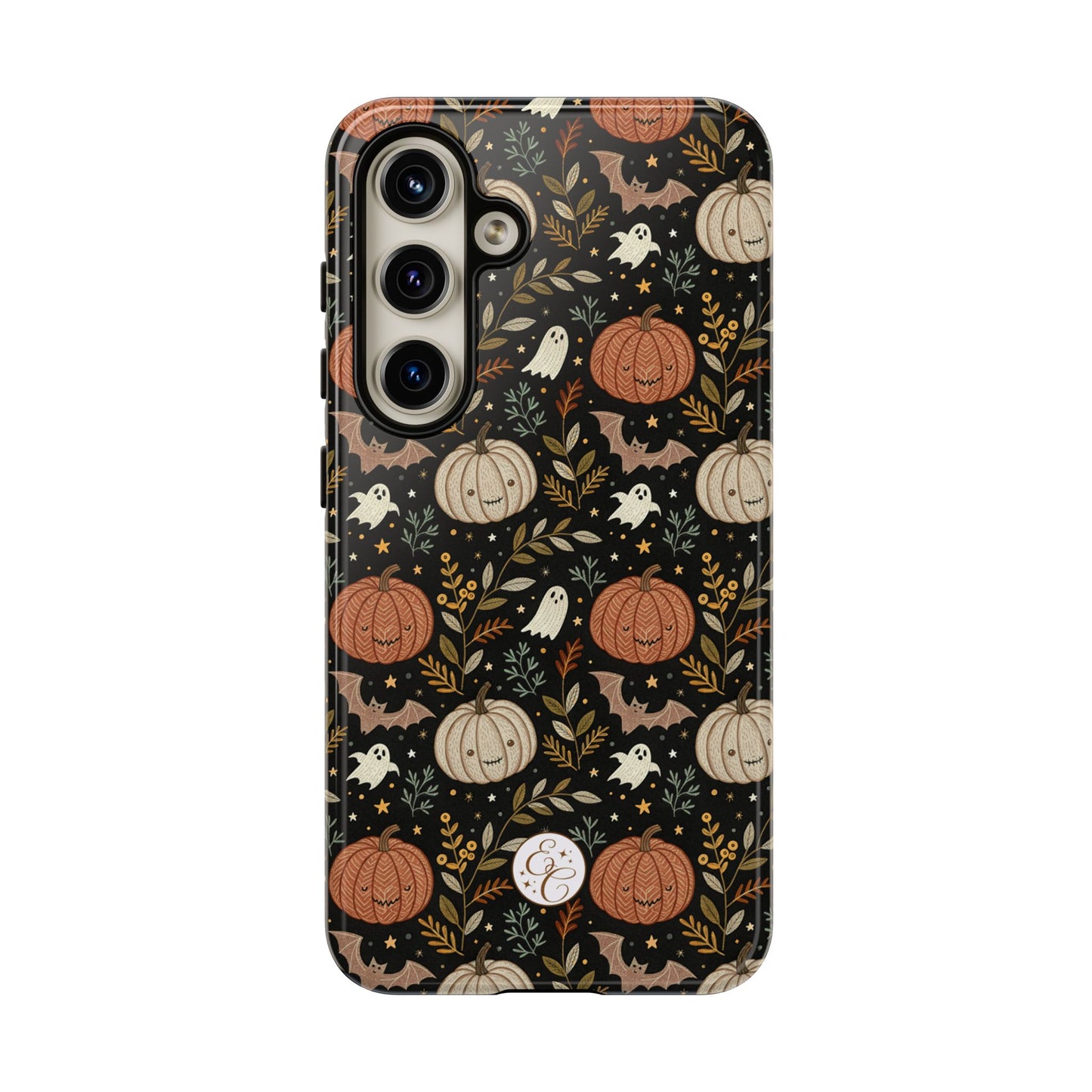 Spooky Halloween Boho Pattern Tough Phone Case