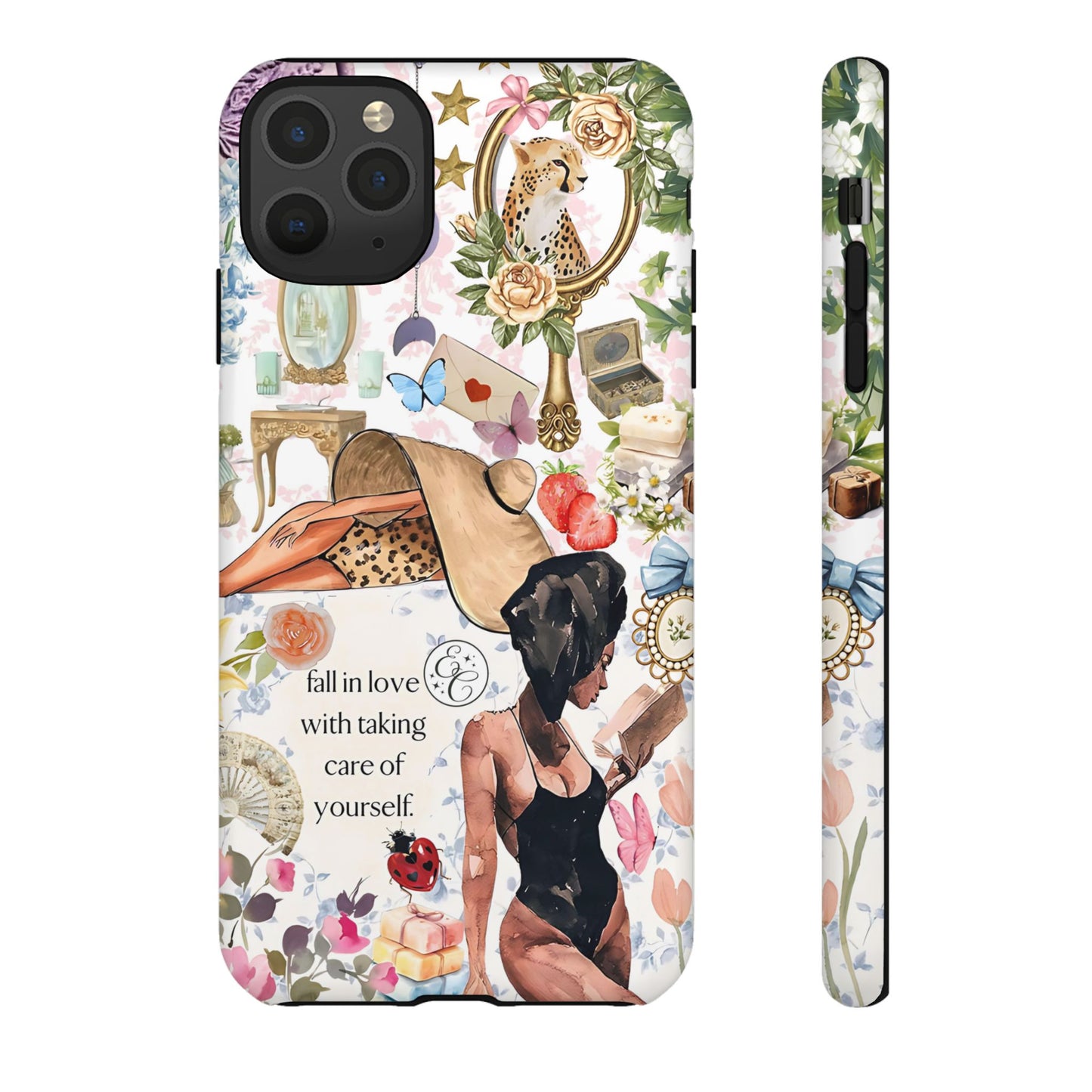 Aesthetic Coquette Collage Tough Phone Case
