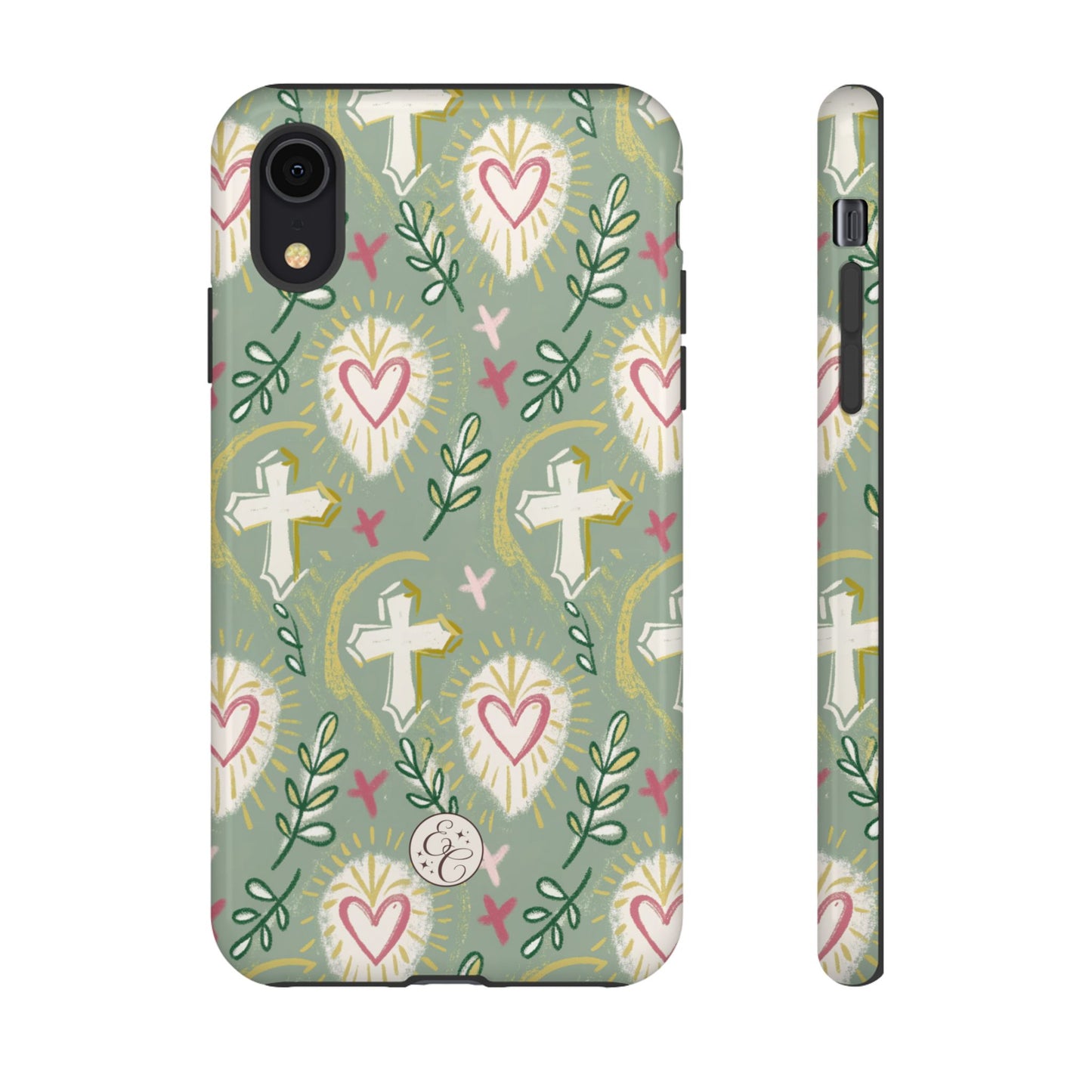 Christian Cross Boho Pattern Tough Phone Case