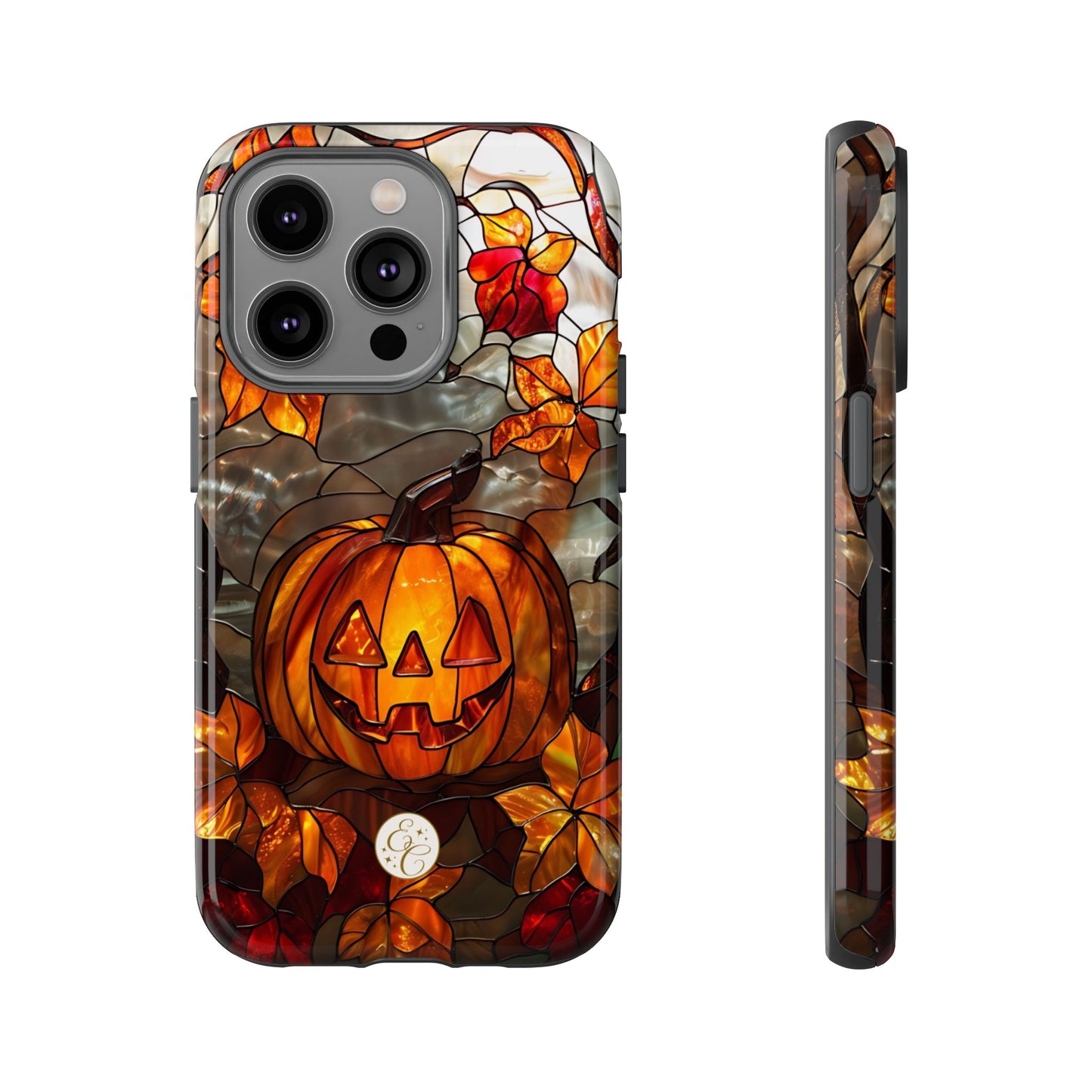 Stained Glass Pumpkin Tough Phone Case