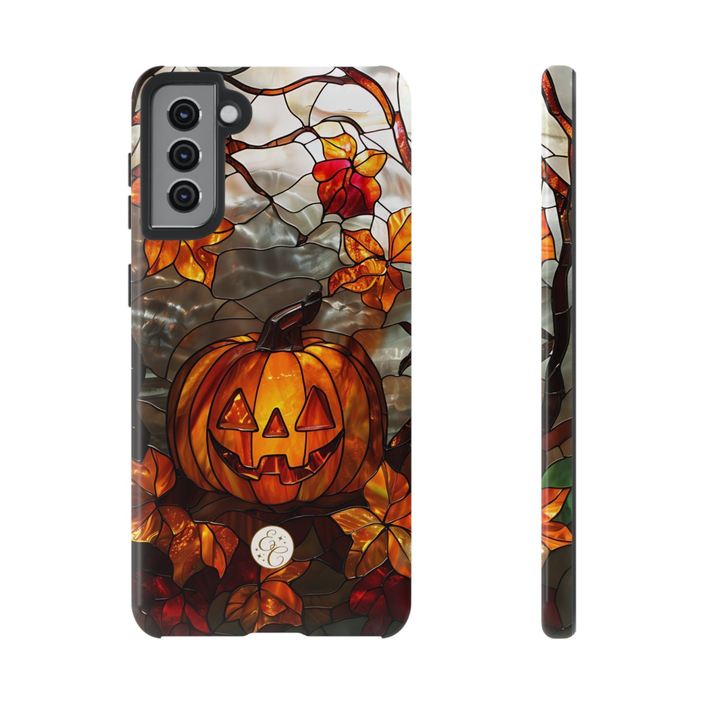 Stained Glass Pumpkin Tough Phone Case