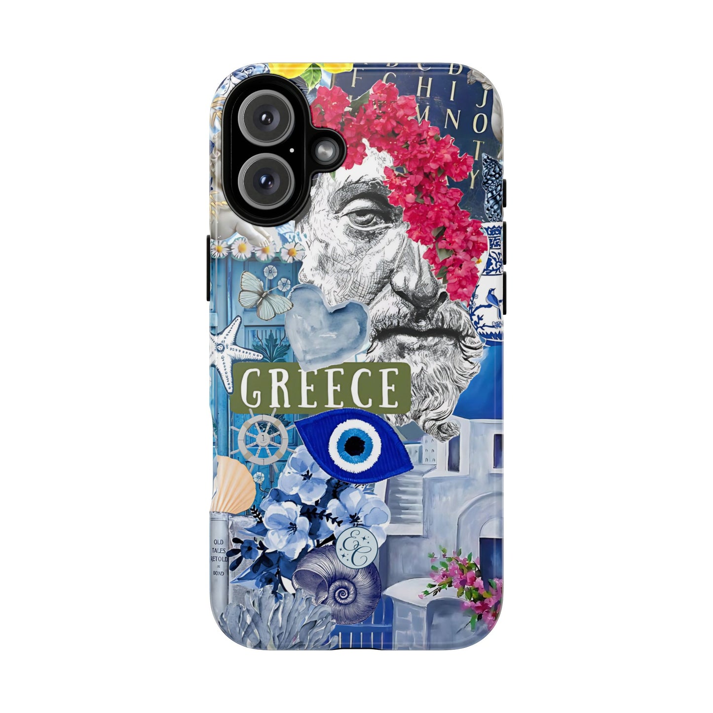 Greek Summer Collage Tough Phone Case