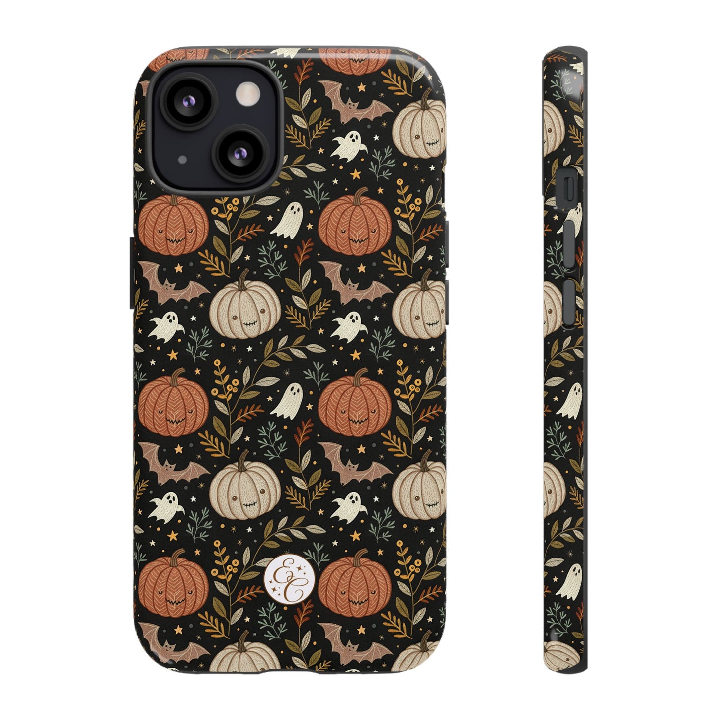 Spooky Halloween Boho Pattern Tough Phone Case