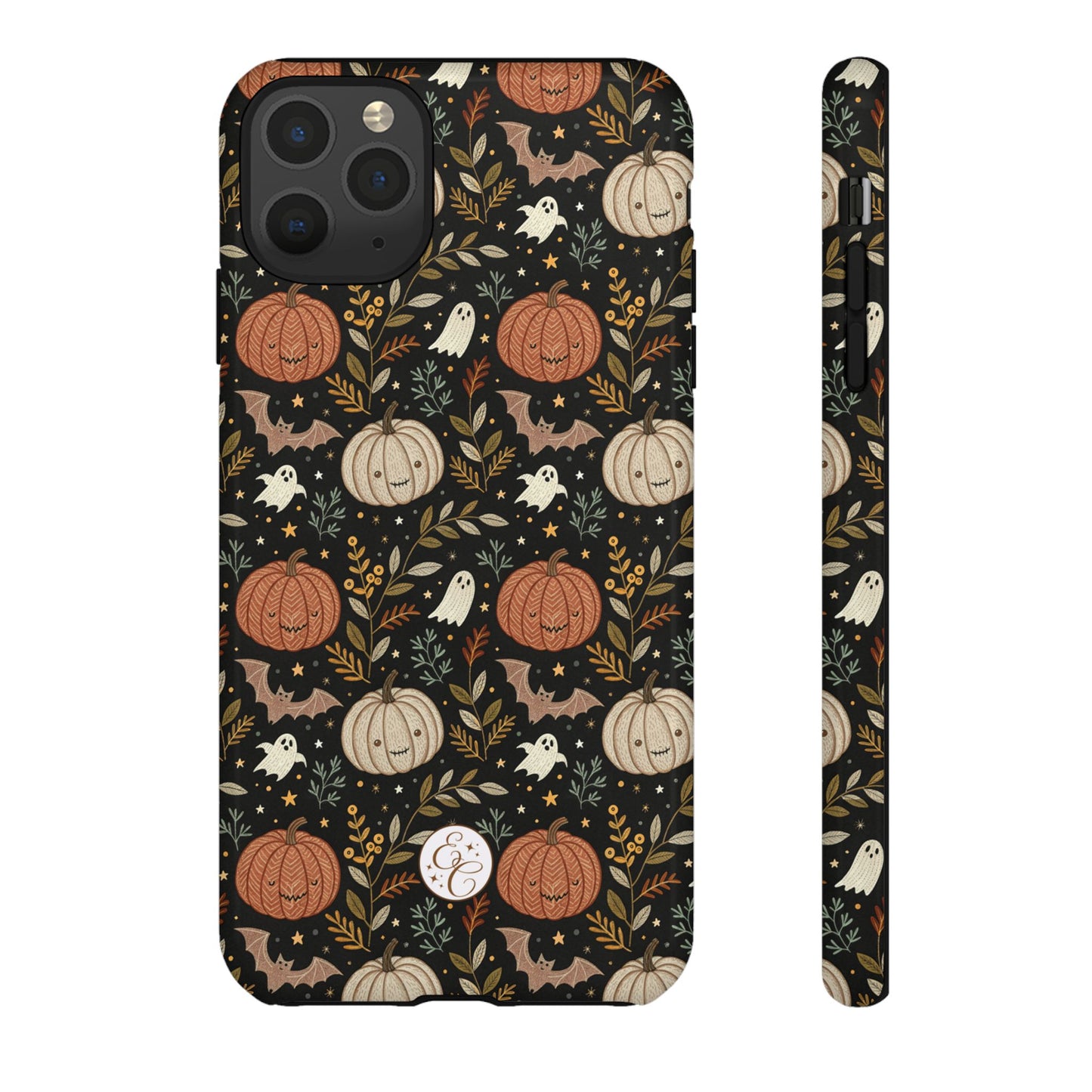 Spooky Halloween Boho Pattern Tough Phone Case