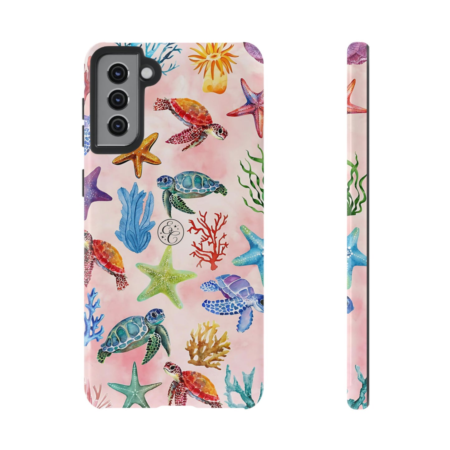 Colorful Marine Life Tough Phone Case