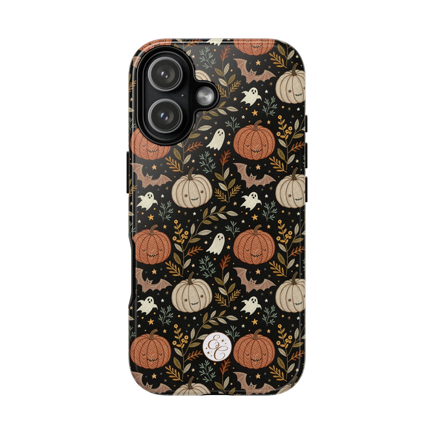 Spooky Halloween Boho Pattern Tough Phone Case