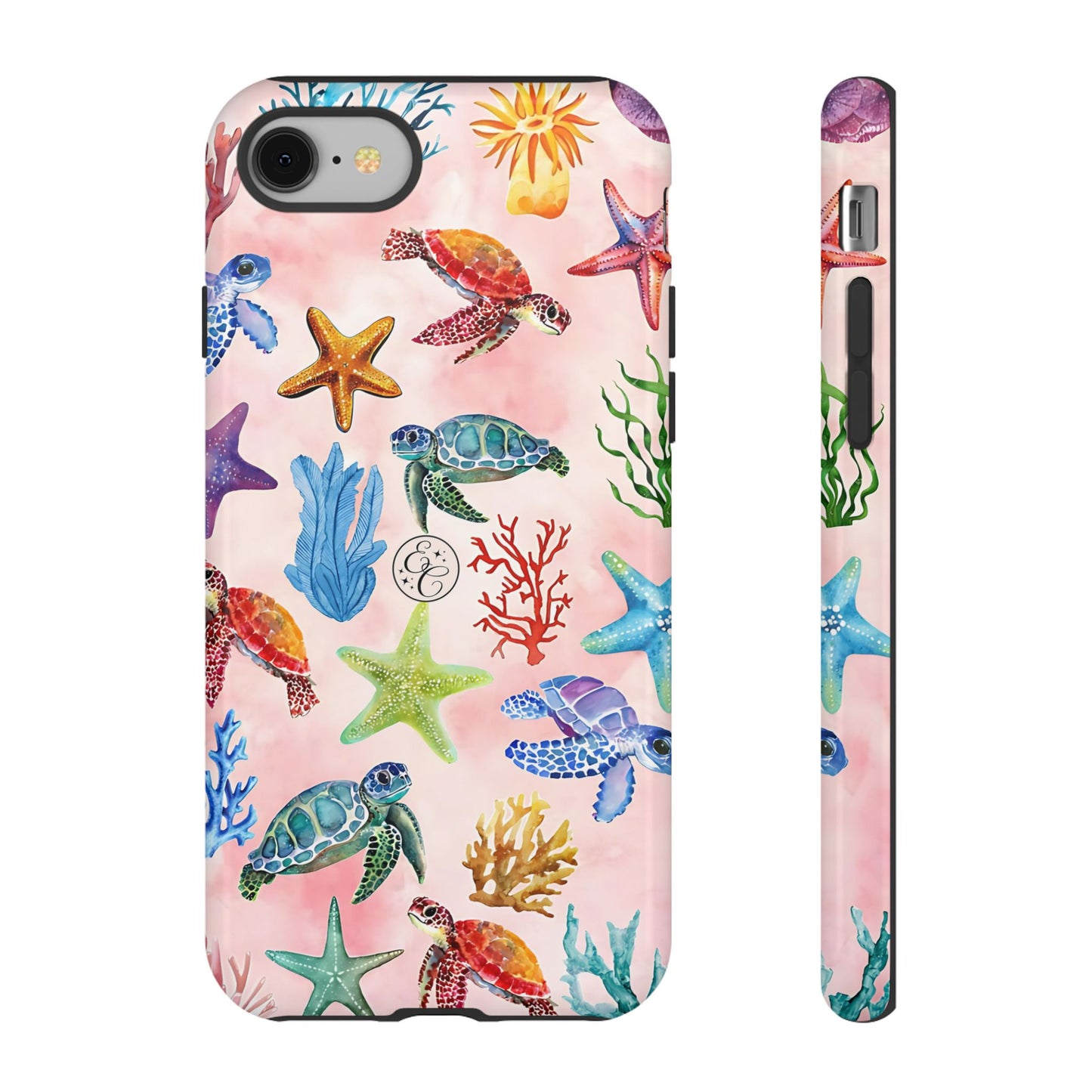 Colorful Marine Life Tough Phone Case