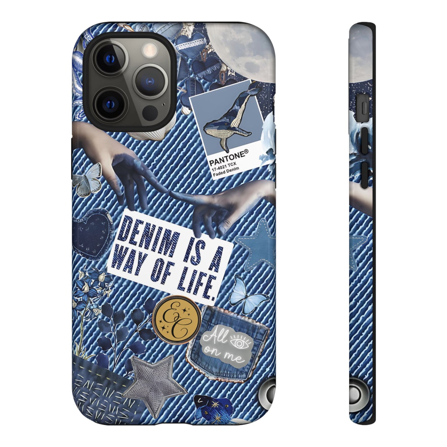 Denim Texture Tough Phone Case