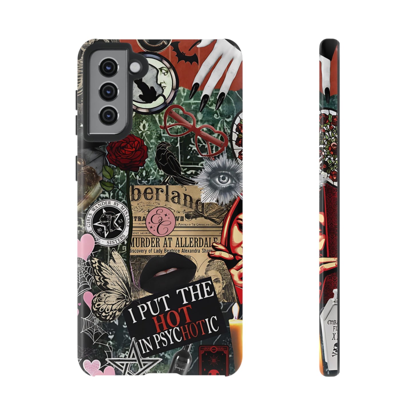 Gothic Collage Tough Phone Case