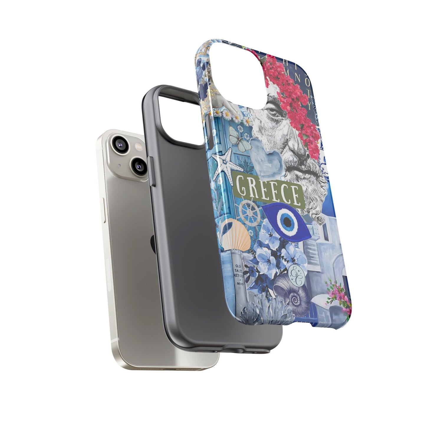 Greek Summer Collage Tough Phone Case