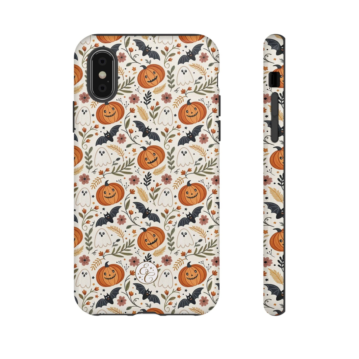 Halloween Pattern Boho Doodle Tough Phone Case