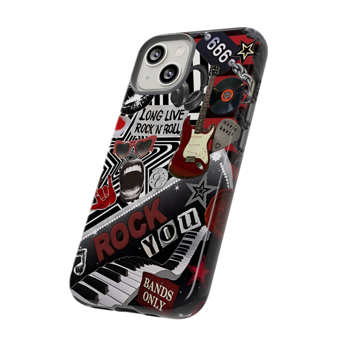 Rock and Roll Collage Tough Phone Case
