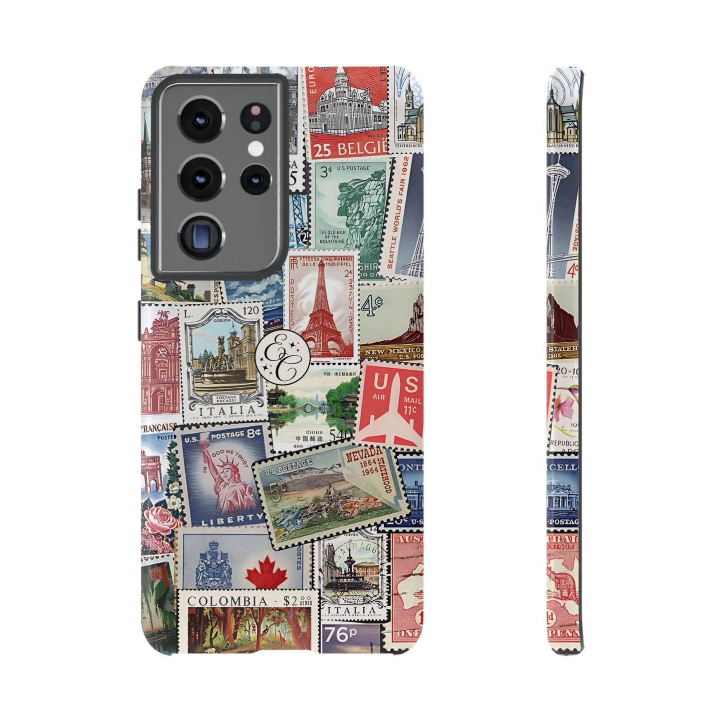Vintage Stamp Collection Tough Phone Case