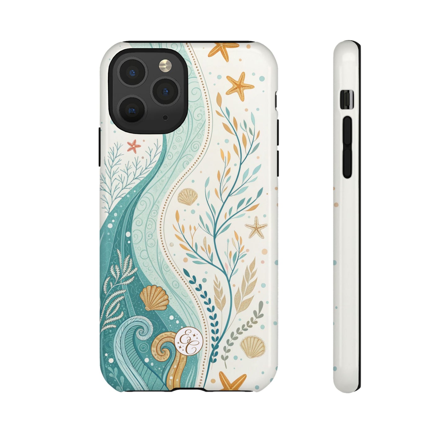 Ocean Boho Doodle Tough Phone Case