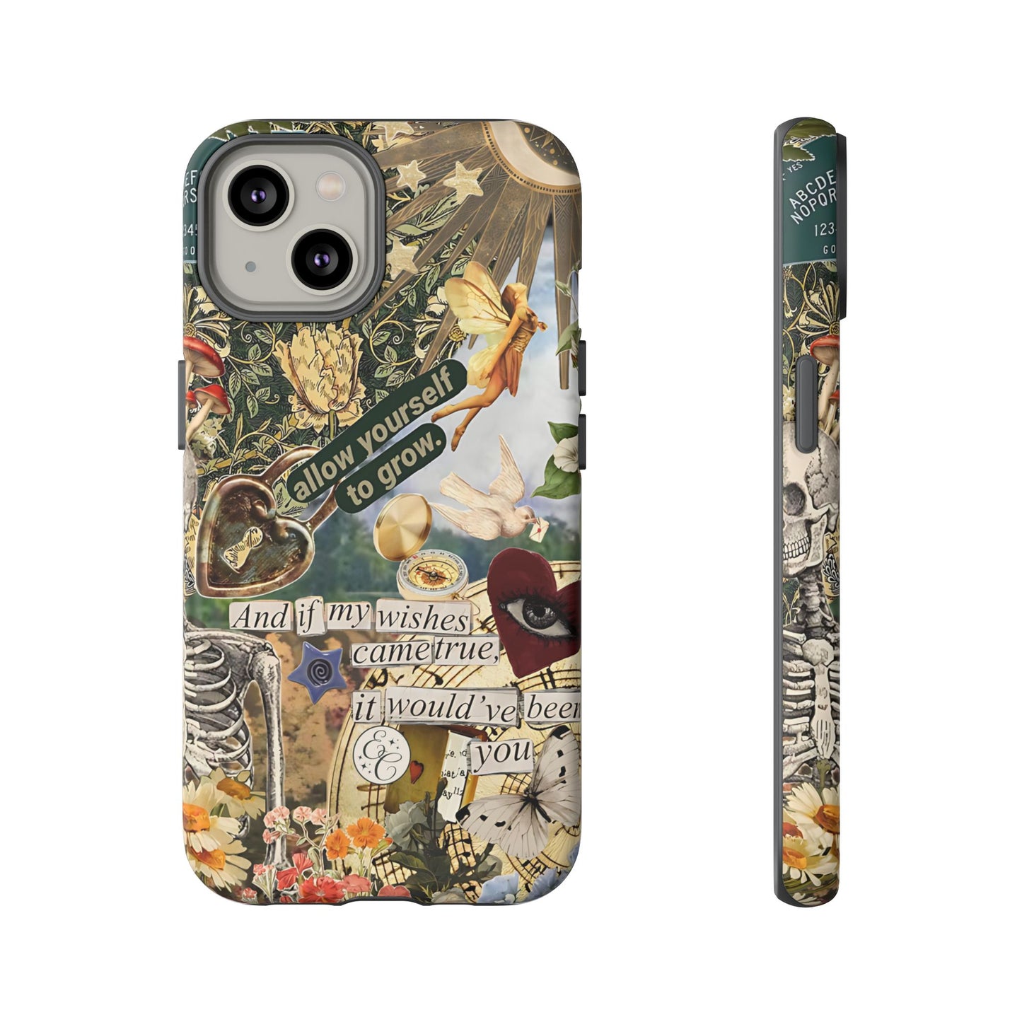 Vintage Cottage Collage Tough Phone Case