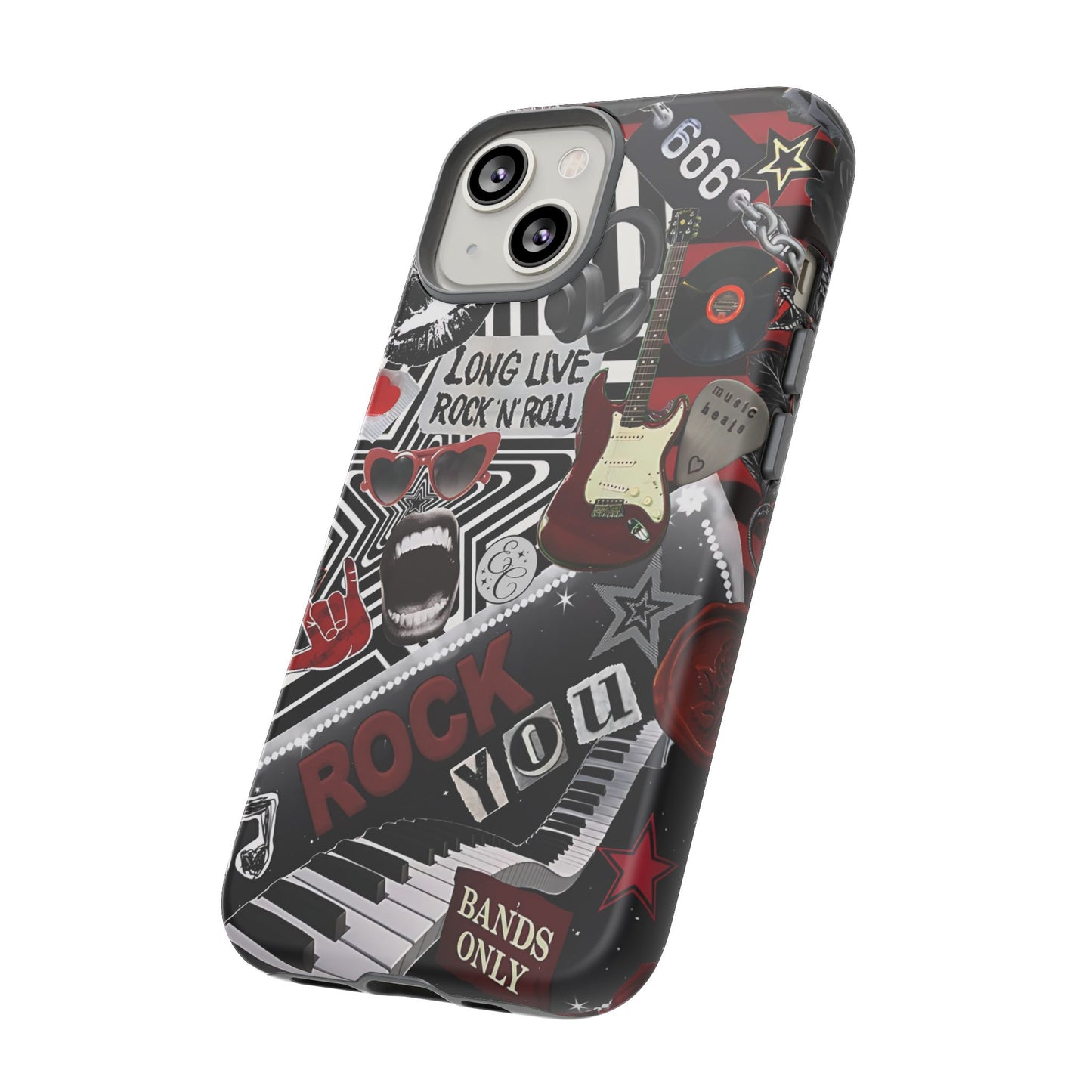 Rock and Roll Collage Tough Phone Case