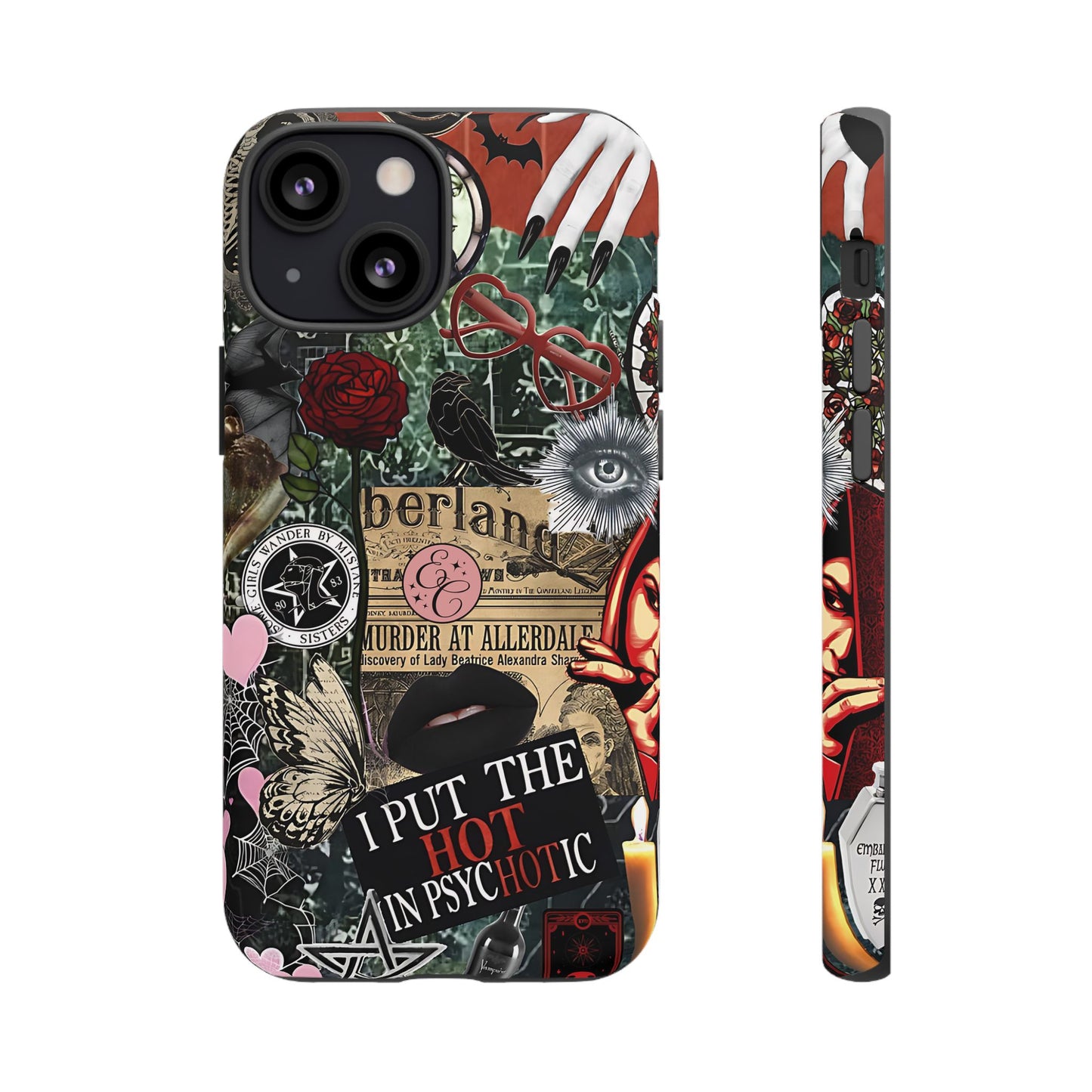 Gothic Collage Tough Phone Case