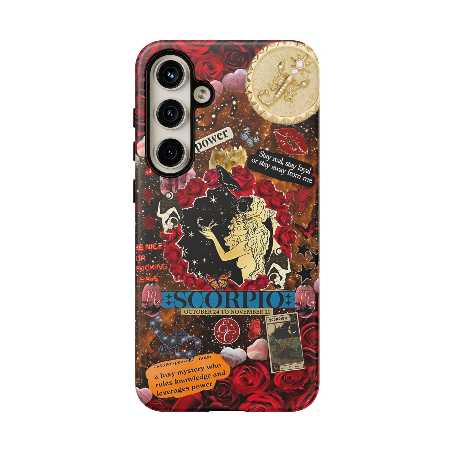 Scorpio Zodiac Star Sign Tough Phone Case