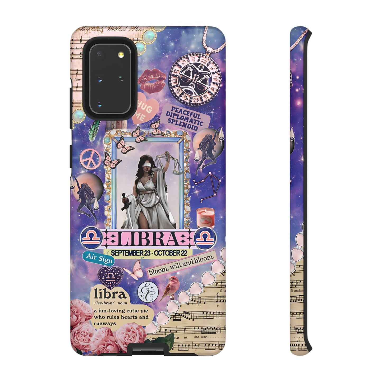 Libra Zodiac Star Sign Tough Phone Case
