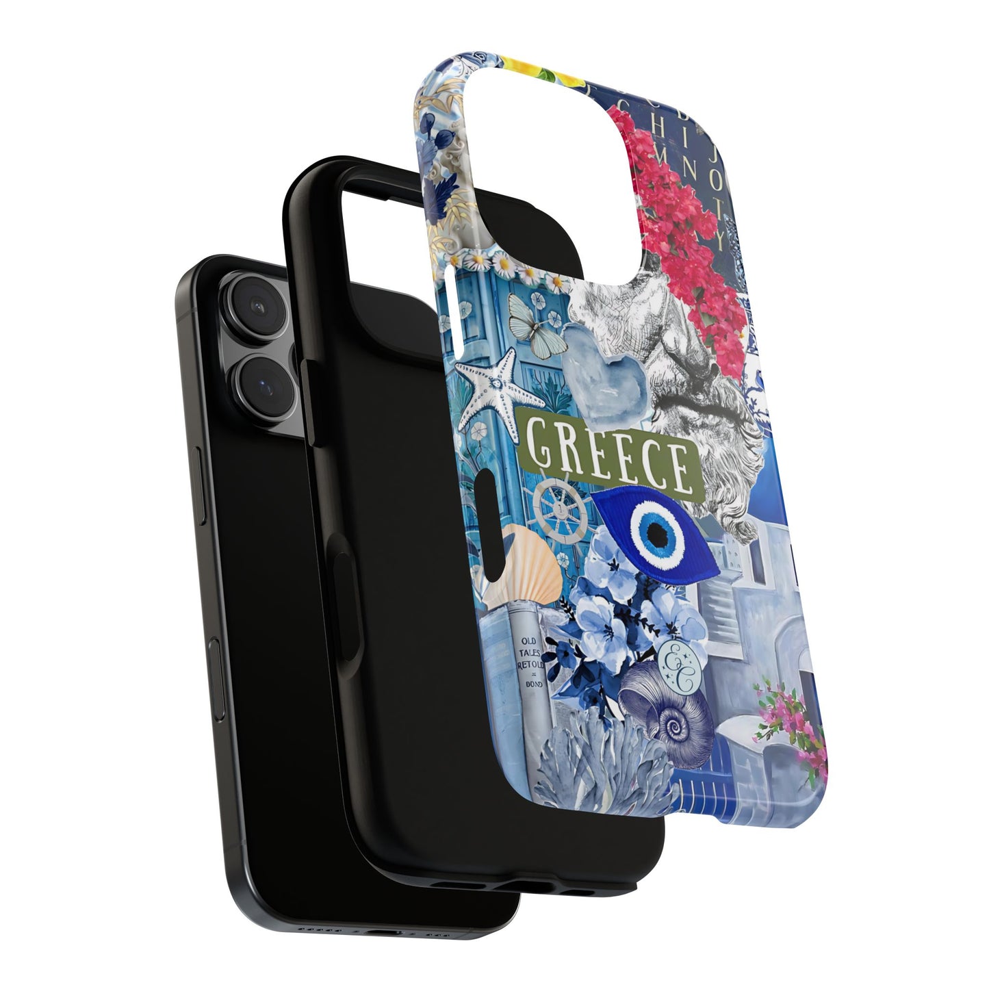 Greek Summer Collage Tough Phone Case