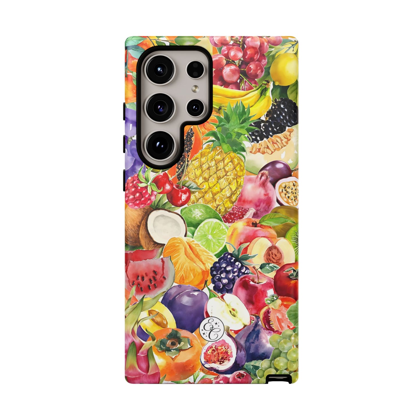 Colorful Fruits Collage Tough Phone Case