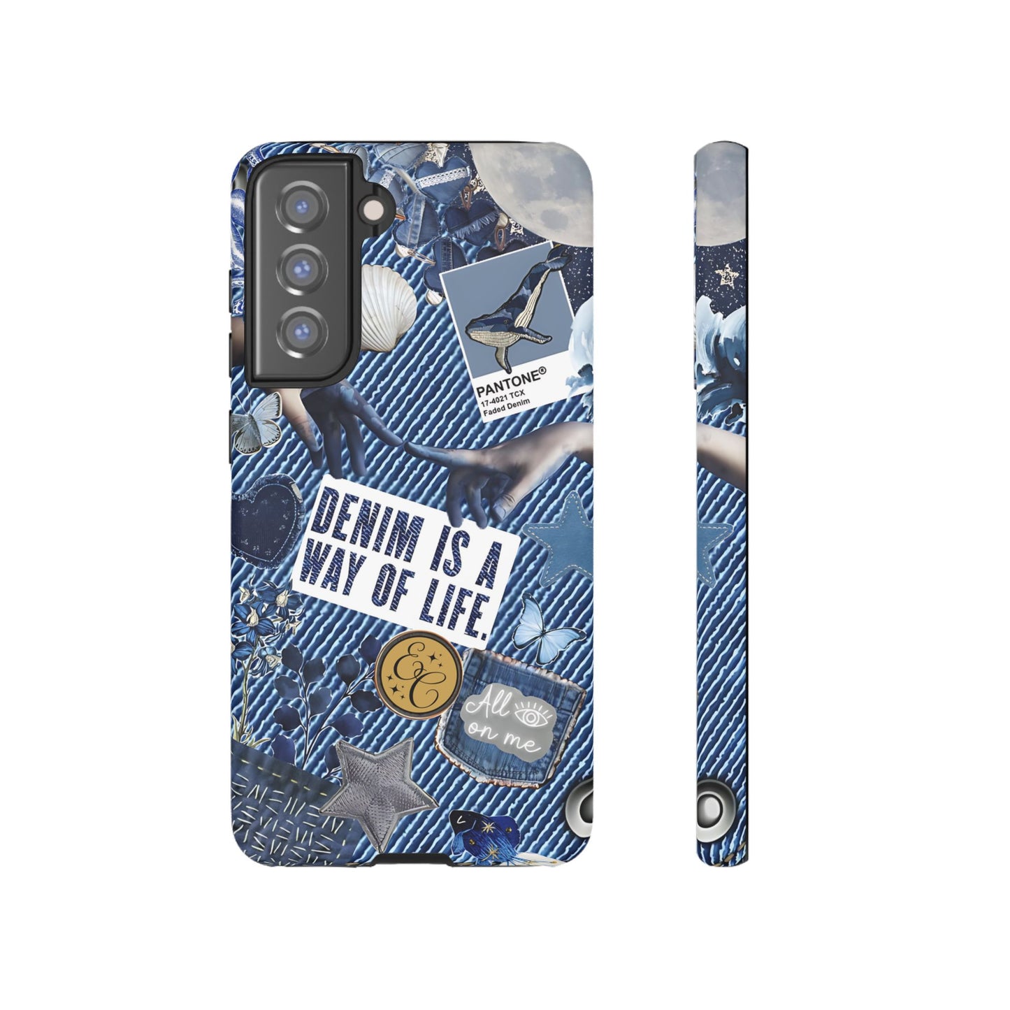 Denim Texture Tough Phone Case