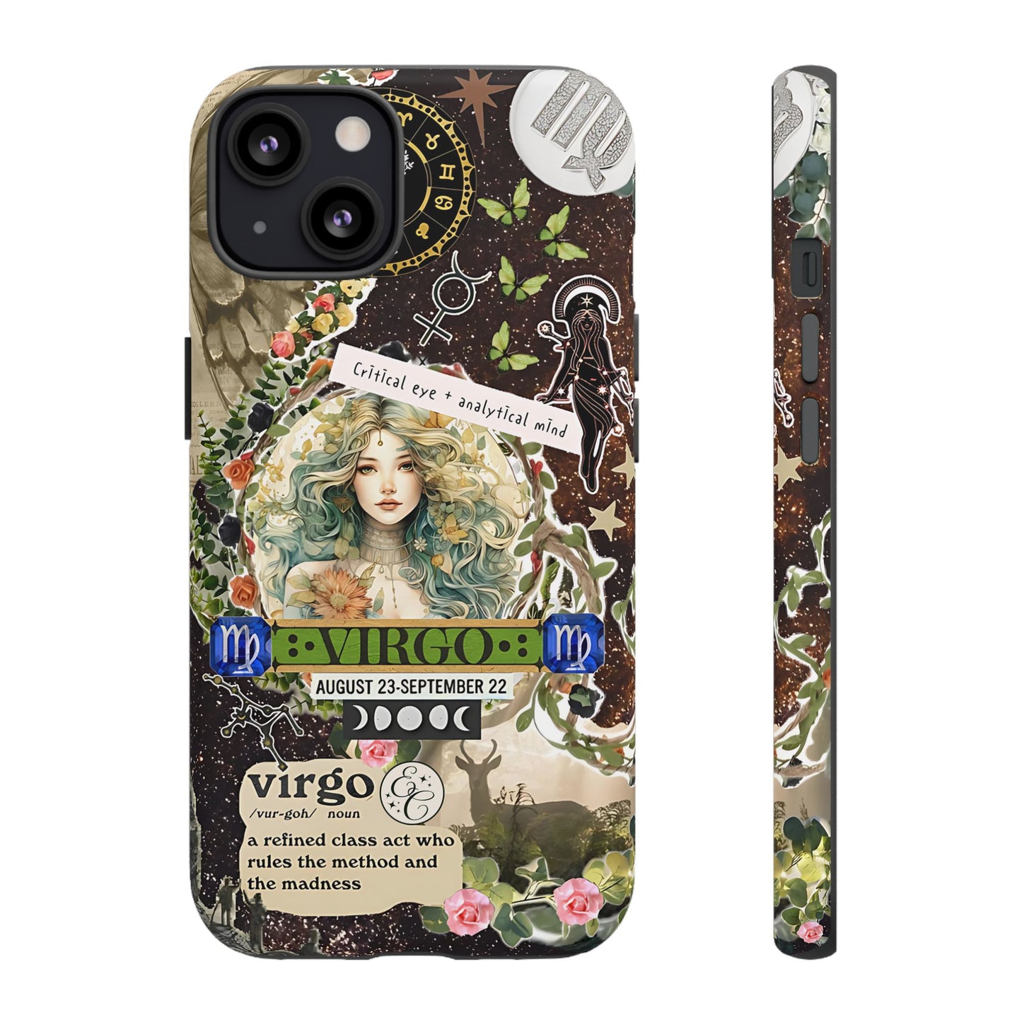 Virgo Zodiac Star Sign Tough Phone Case