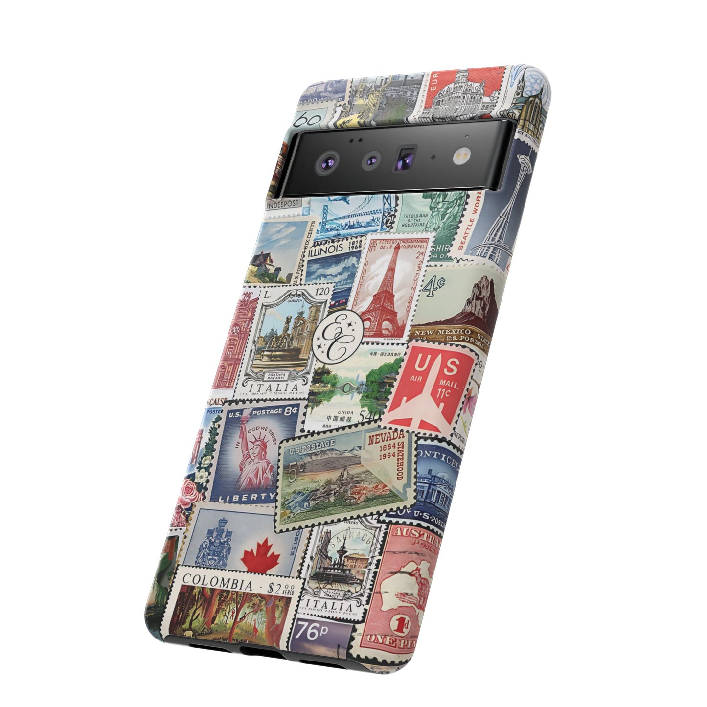 Vintage Stamp Collection Tough Phone Case
