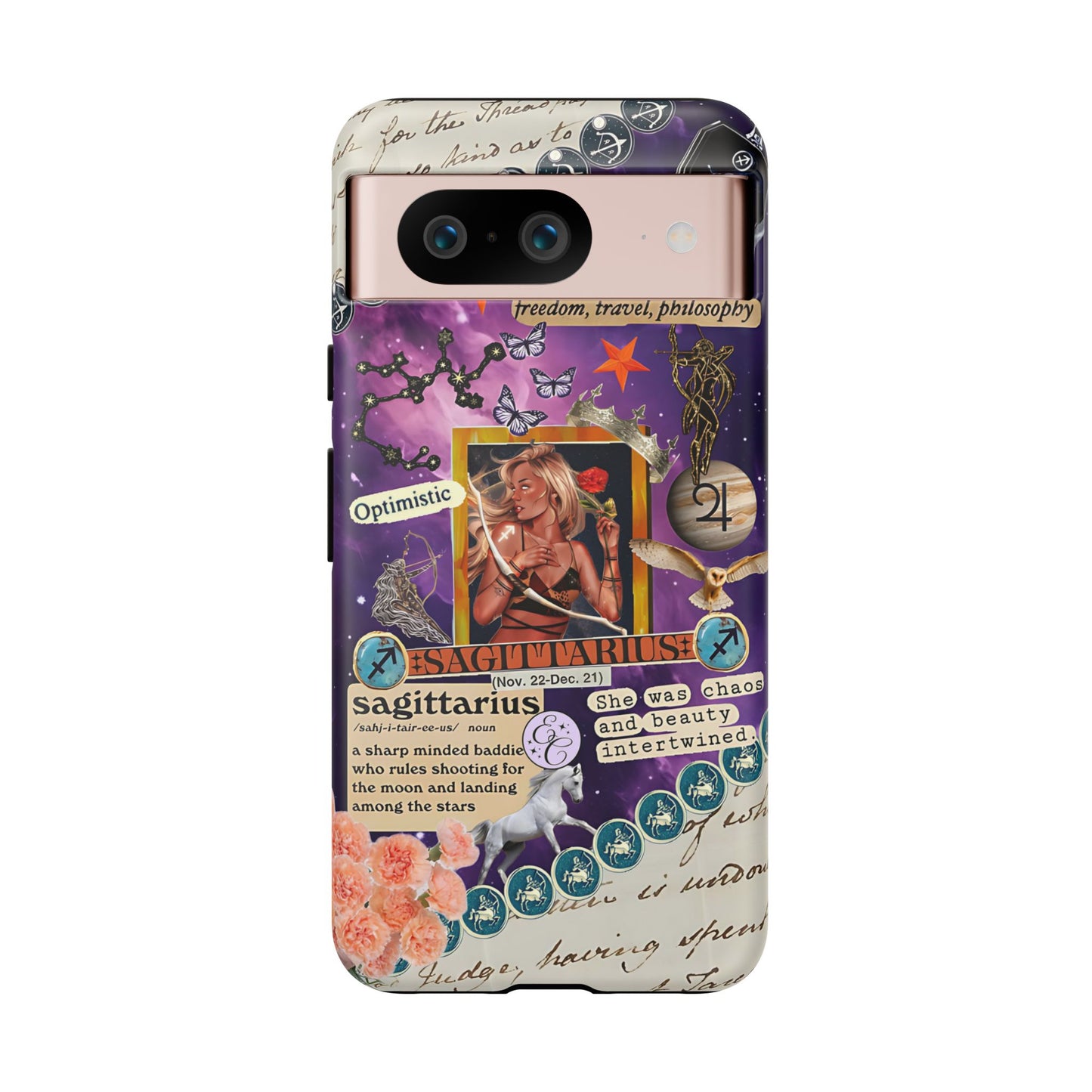 Sagittarius Zodiac Star Sign Tough Phone Case