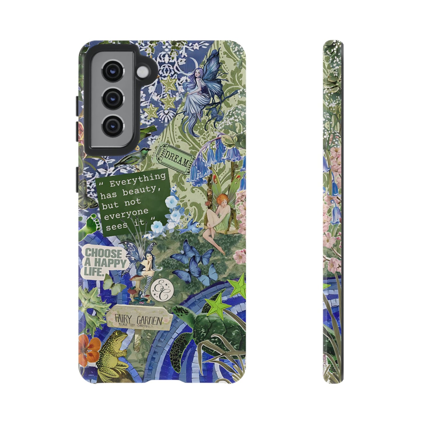 Fairy Garden Collage Tough Phone Case