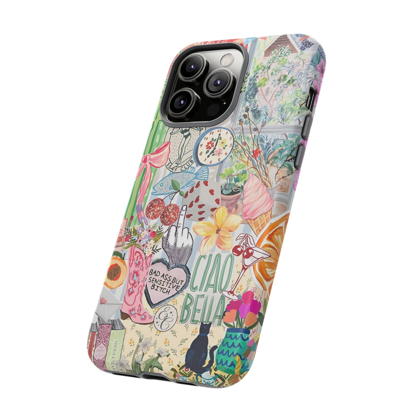 Coquette Art Collage Tough Phone Case