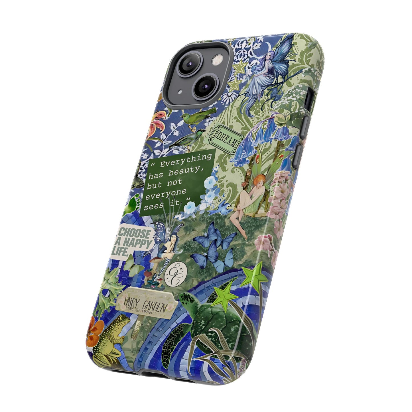 Fairy Garden Collage Tough Phone Case