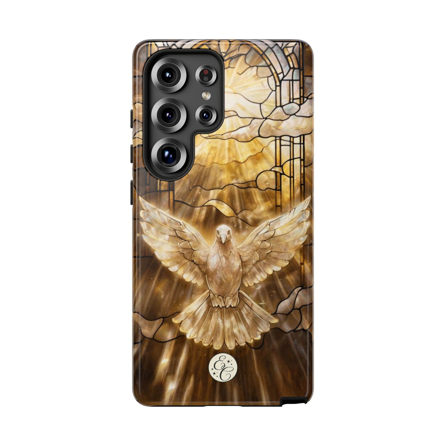 Holy Spirit Stained Glass Tough Phone Case