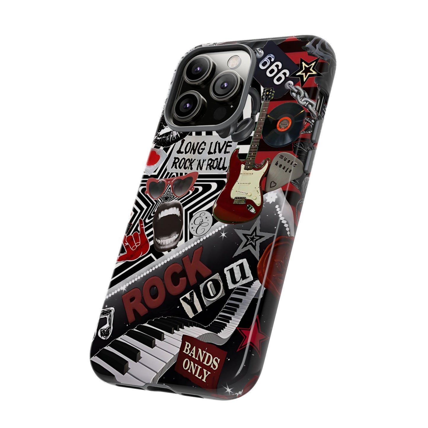 Rock and Roll Collage Tough Phone Case