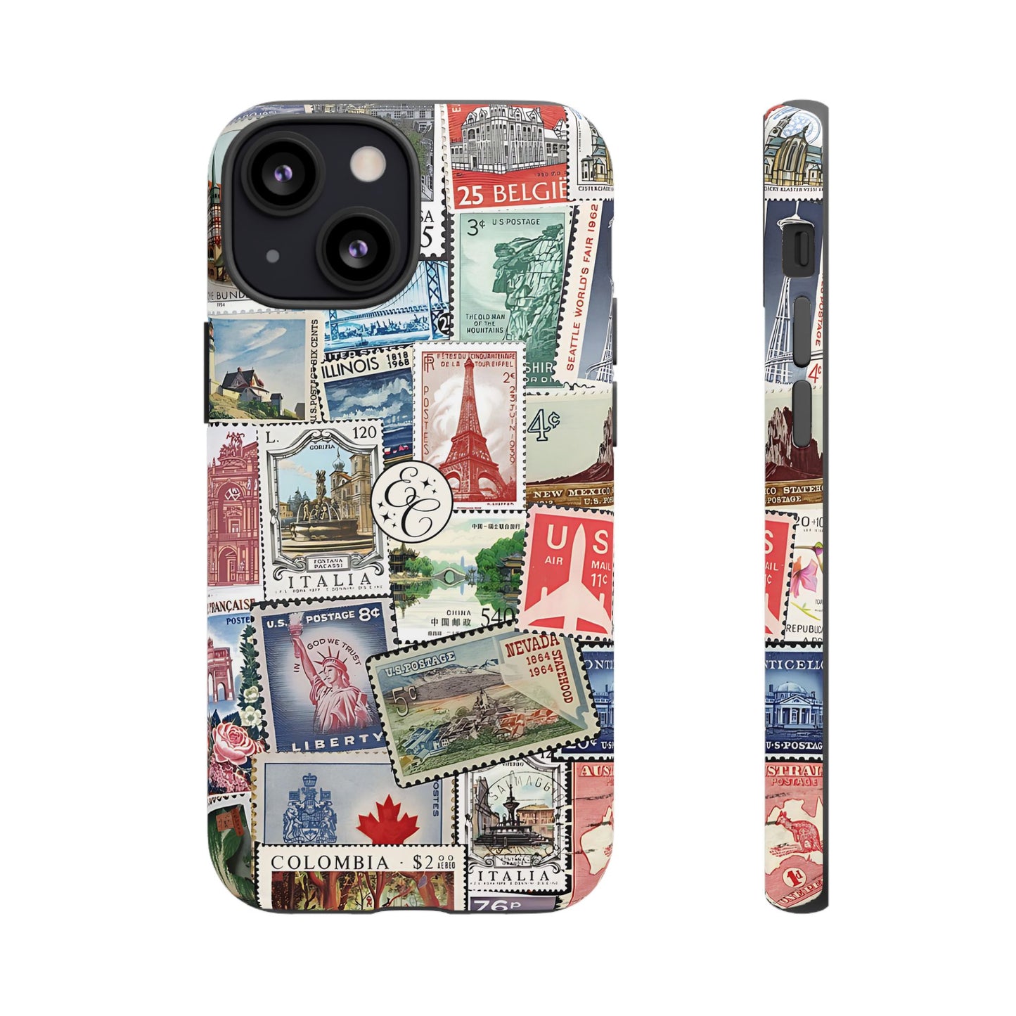 Vintage Stamp Collection Tough Phone Case