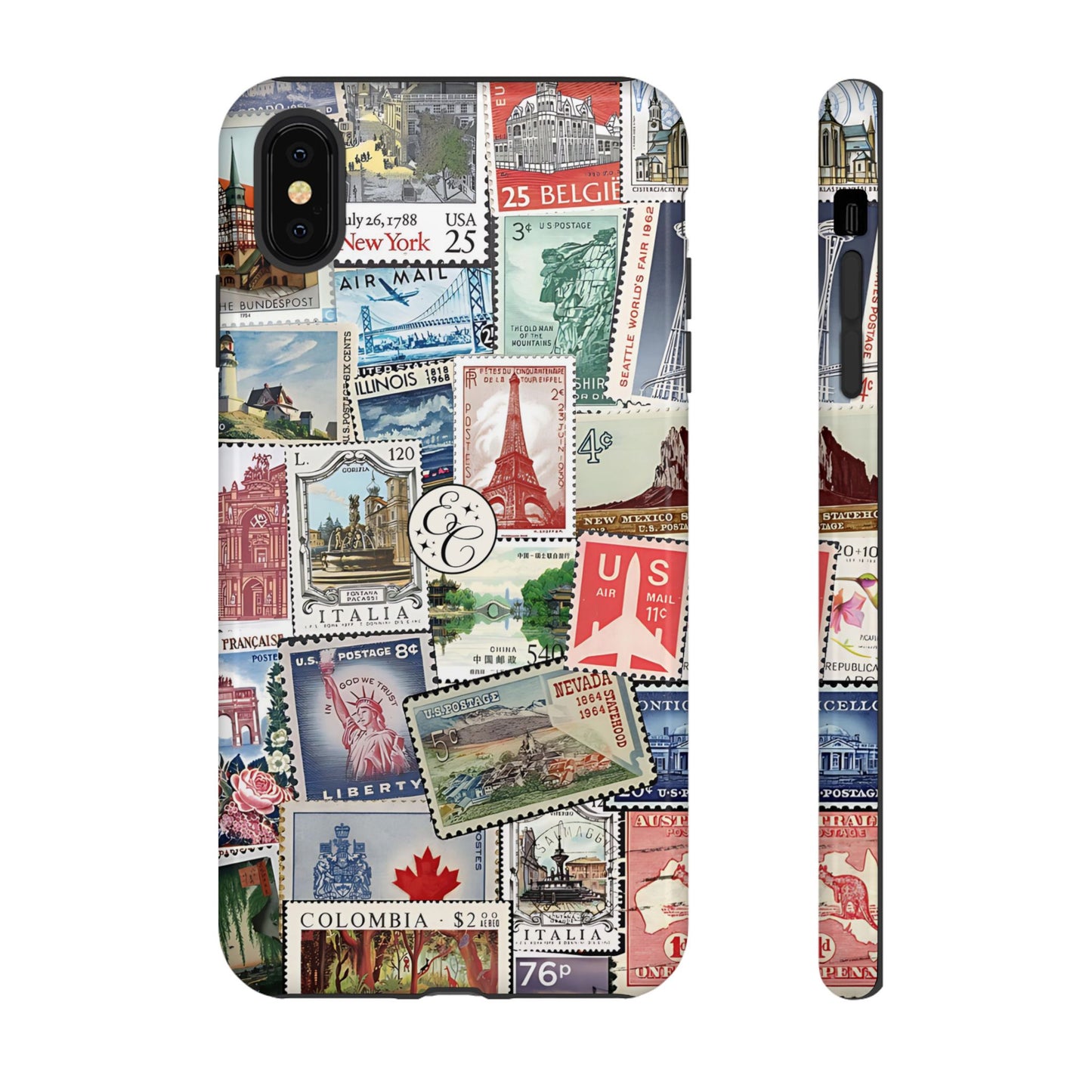 Vintage Stamp Collection Tough Phone Case
