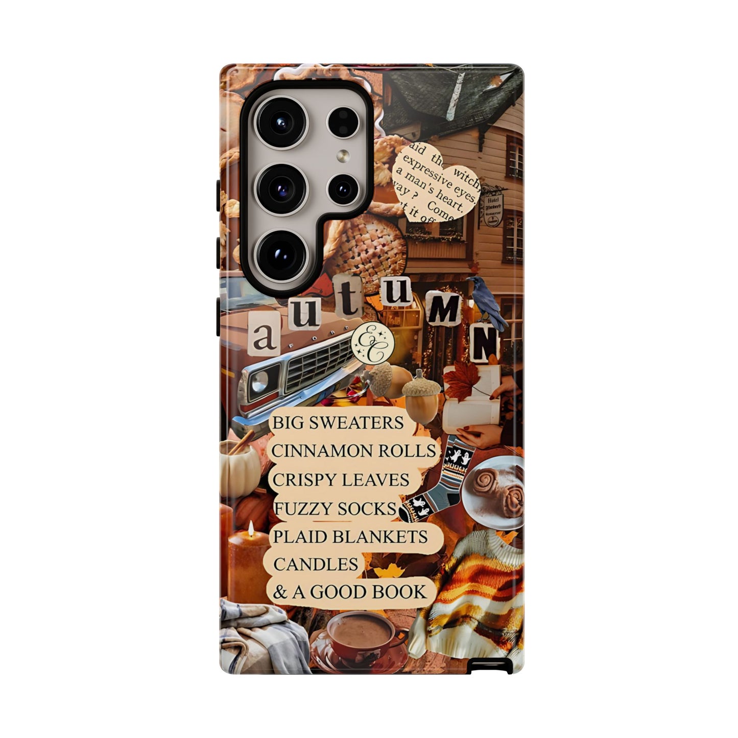 Autumn Aesthetic Collage Tough Phone Case