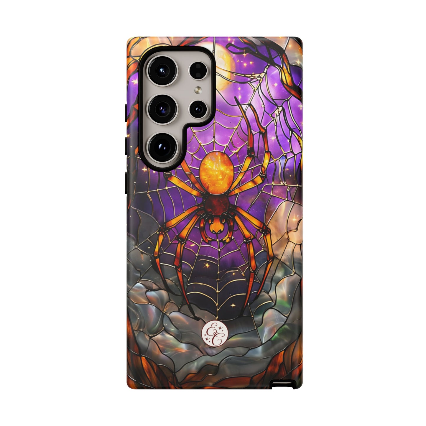 Stained Glass Spider Tough Phone Case