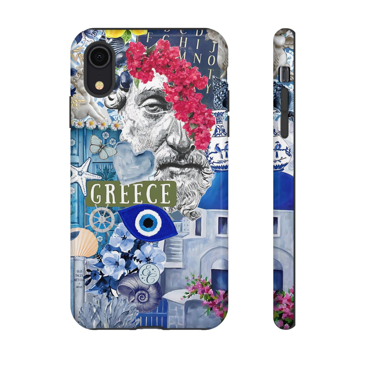 Greek Summer Collage Tough Phone Case