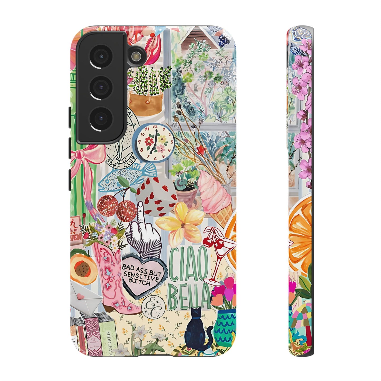 Coquette Art Collage Tough Phone Case